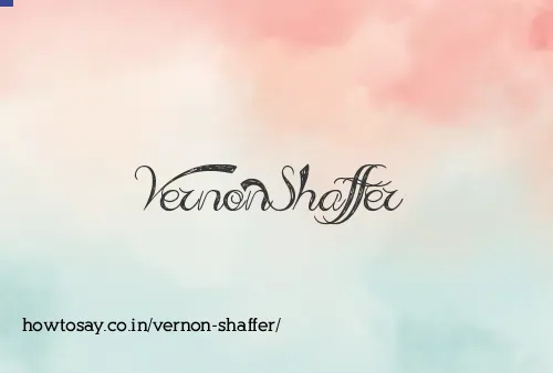 Vernon Shaffer