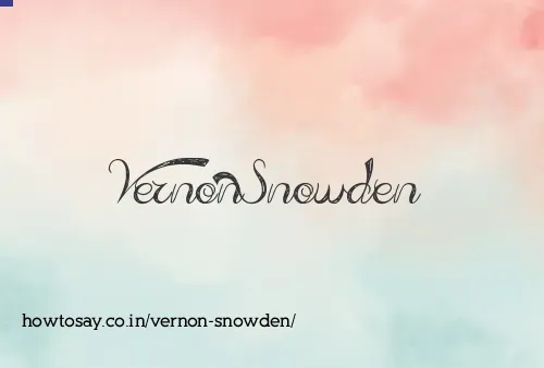 Vernon Snowden