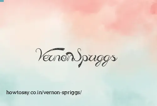 Vernon Spriggs