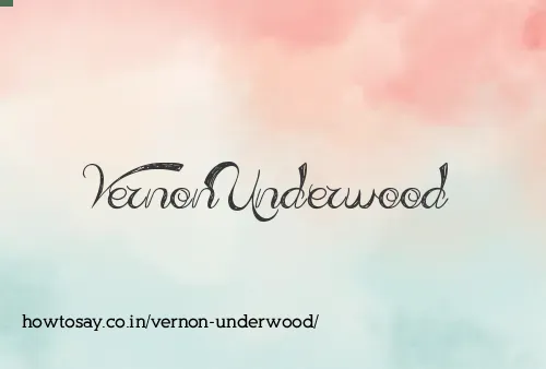 Vernon Underwood