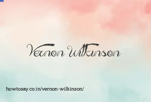 Vernon Wilkinson