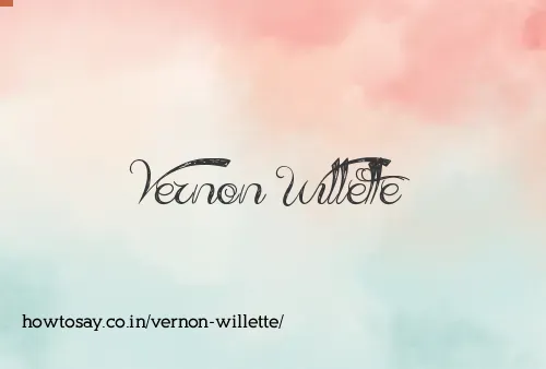Vernon Willette
