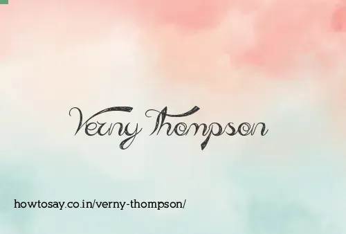 Verny Thompson