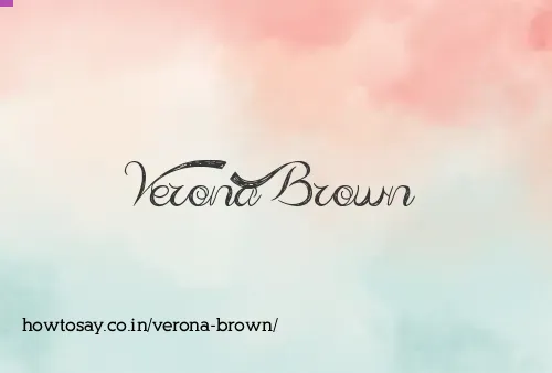 Verona Brown