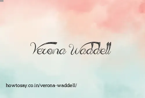 Verona Waddell