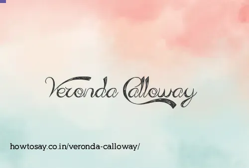 Veronda Calloway