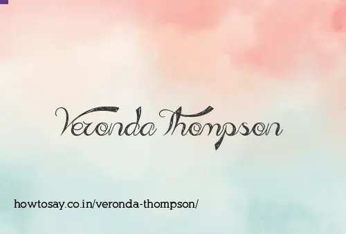 Veronda Thompson