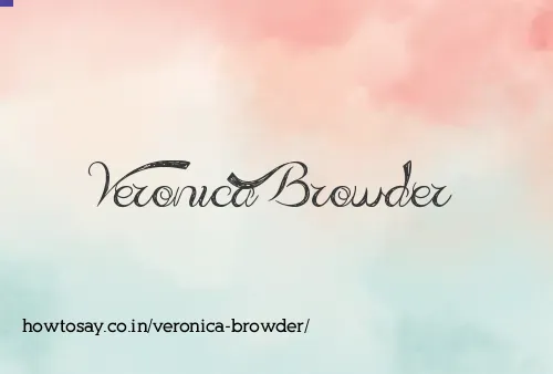 Veronica Browder
