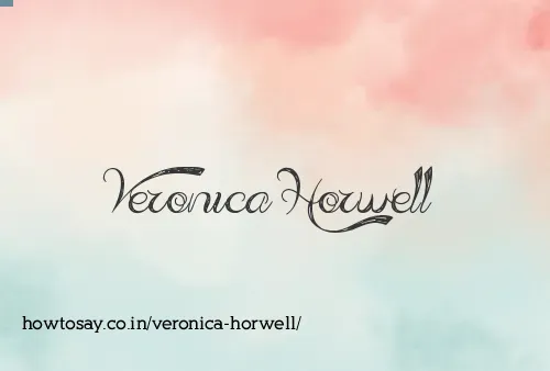 Veronica Horwell