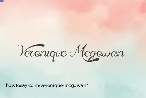 Veronique Mcgowan