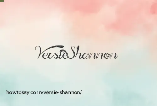 Versie Shannon