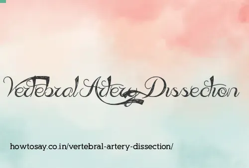 Vertebral Artery Dissection