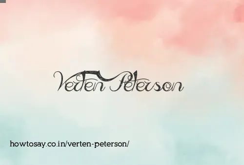 Verten Peterson