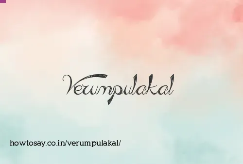 Verumpulakal