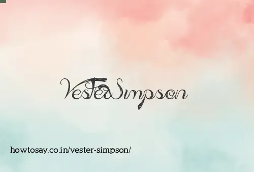Vester Simpson
