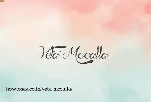Veta Mccalla