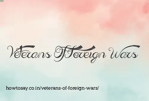 Veterans Of Foreign Wars