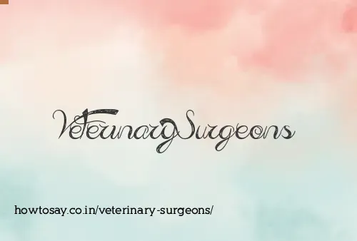 Veterinary Surgeons