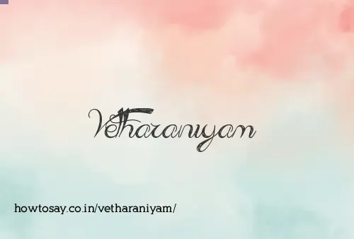 Vetharaniyam