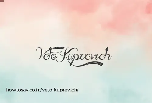 Veto Kuprevich