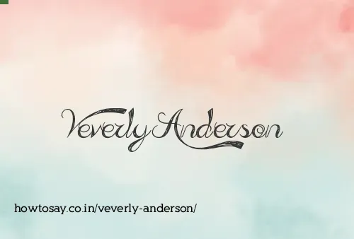 Veverly Anderson