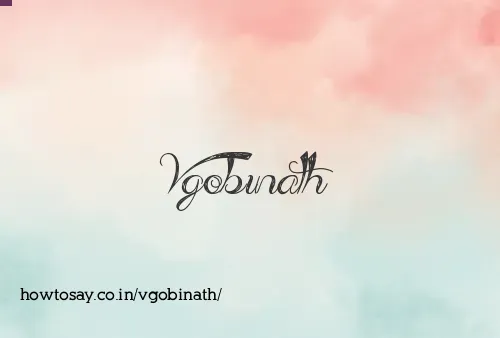 Vgobinath