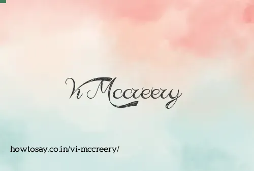 Vi Mccreery