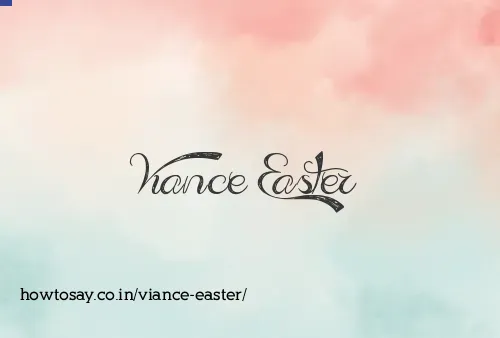 Viance Easter