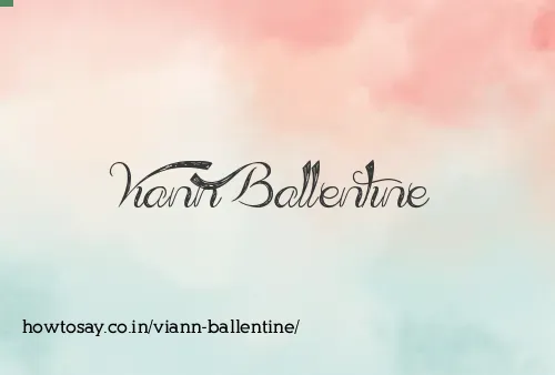 Viann Ballentine
