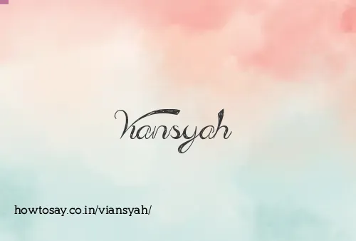 Viansyah