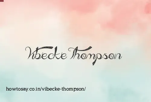 Vibecke Thompson