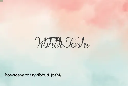Vibhuti Joshi