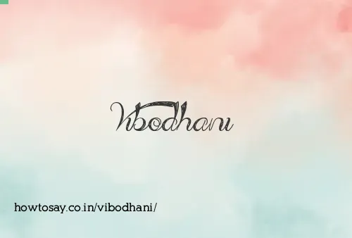 Vibodhani