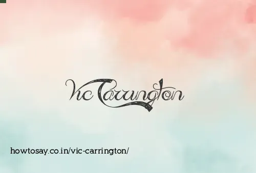 Vic Carrington