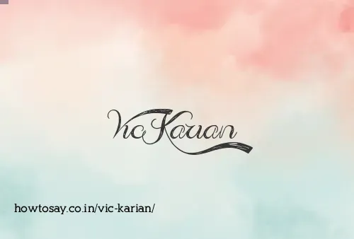 Vic Karian