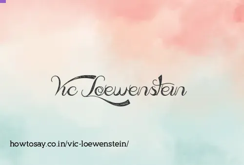 Vic Loewenstein