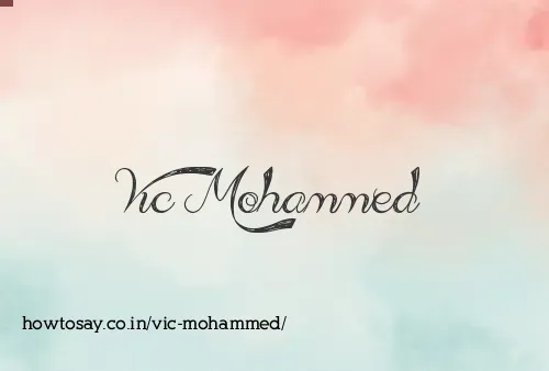 Vic Mohammed