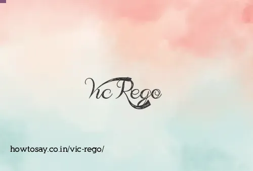 Vic Rego