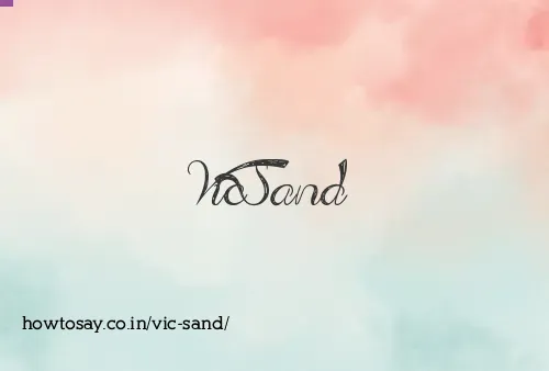 Vic Sand