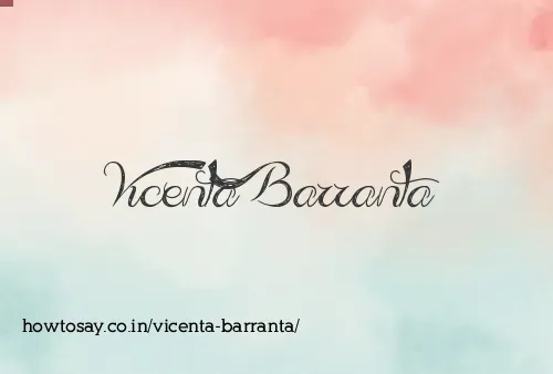 Vicenta Barranta