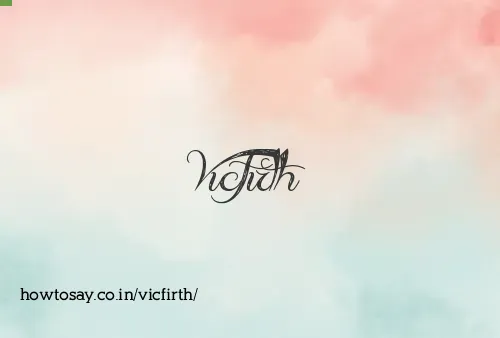 Vicfirth