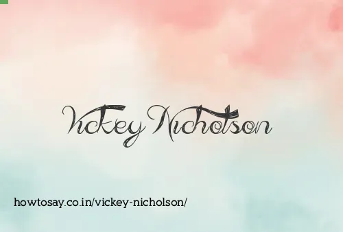 Vickey Nicholson