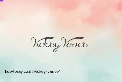 Vickey Vance