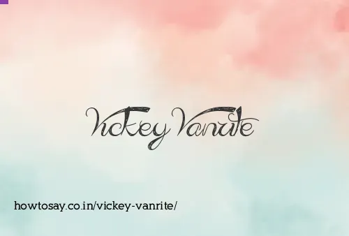 Vickey Vanrite