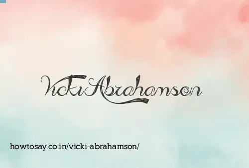 Vicki Abrahamson