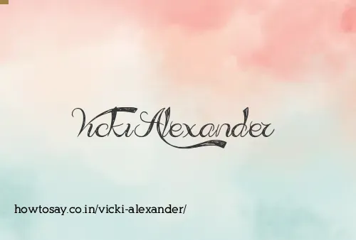Vicki Alexander