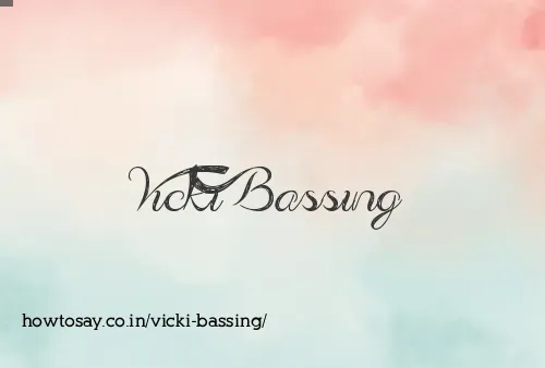 Vicki Bassing