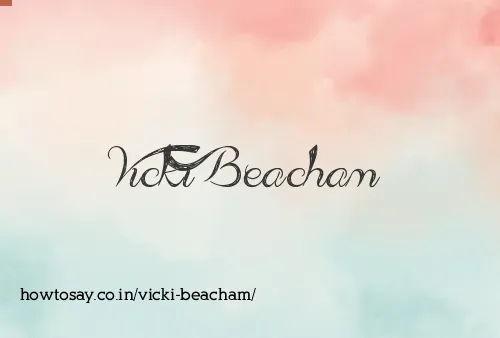 Vicki Beacham