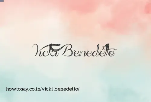 Vicki Benedetto