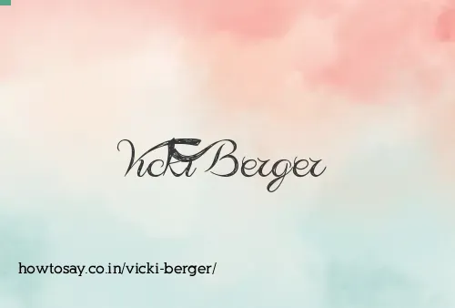 Vicki Berger